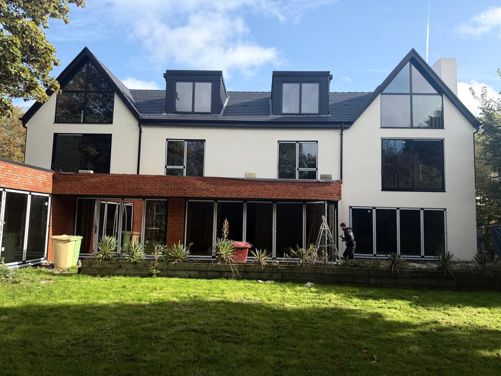 Bifolds and gable glazing