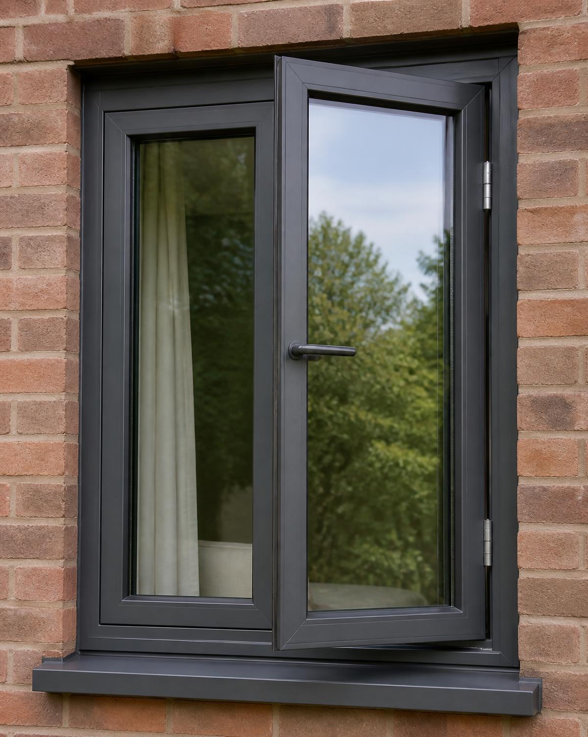 Casement aluminium window application